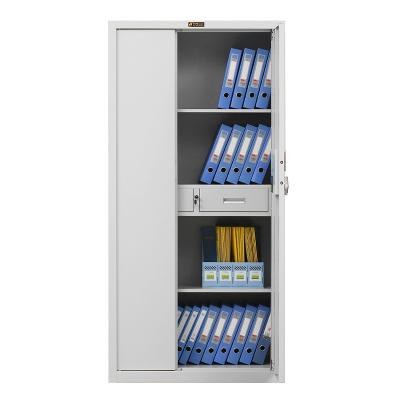 China NEW PRODUCT Gray Movable Steel Cabinet Lock 2 Doors Secret File Locker Steel Cabinet National Inspection for sale