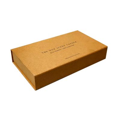 China Handmade Recycled Logo Rigid Magnetic Closure Kraft Paper Packaging Custom Gift Box for sale