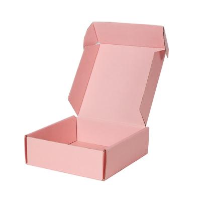 China Handmade Custom Brand Printing Hard Kraft Corrugated Foldable Aircraft Paper Colored Mailer Transport Shipping Box for sale