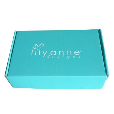 China Handmade Wholesale Custom Printed Unique Corrugated Custom Shipping Boxes Logo Cardboard Gift Announcement Box for sale