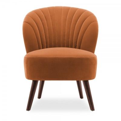 China The other Sofia Accent Chair, orange velvet for sale