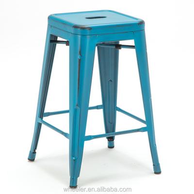 China Modern industrial metal bar stool vintage restaurant cheap bar stool for sale