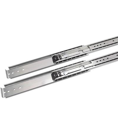 China Modern 16 Inch Side Mount 1 Pair Full Extension Ball Bearing Locking 500 Pound Industrial Heavy Duty Drawer Slides for sale