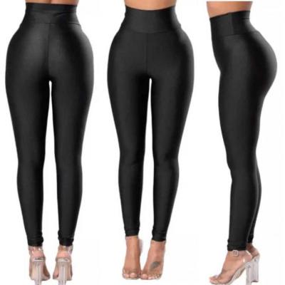 China Amazon Breathable Women Fashion New Style High Waisted Black Seamless Tight Yoga Leggings For Women for sale