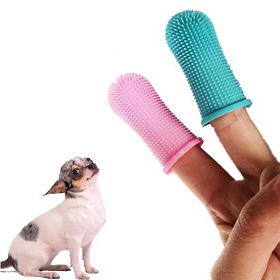 China New Promotion Style Pet Toothbrush Pet Finger Toothbrush Stored Hot Teeth Care Dog and Cat for sale