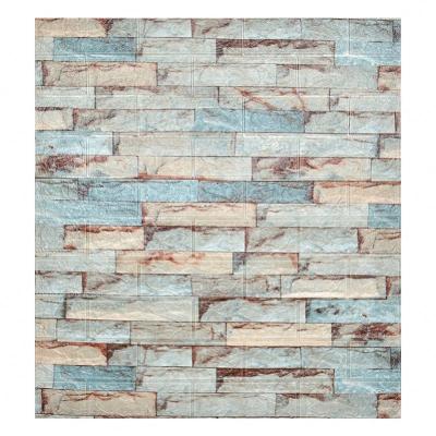 China Waterproof+ECO-Friendly+Easy Install Brick Design Wallpaper Foam Modern 3D Wallpaper 3D Brick Wallpaper for sale