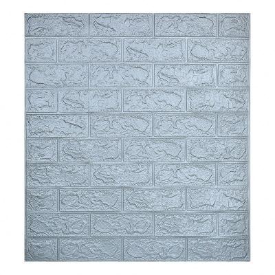 China Waterproof+ECO-Friendly+Easy Install 3D Brick Wallpaper Adhesive 3D Brick Pattern Wholesale Xpe Wallpaper for sale