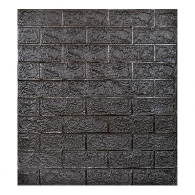 China Waterproof+ECO-Friendly+Easy Install 3D Brick Wallpaper By Chinese Factory Design 3D Brick Wallpaper Decoration Wall Stick Adhesive Paper for sale