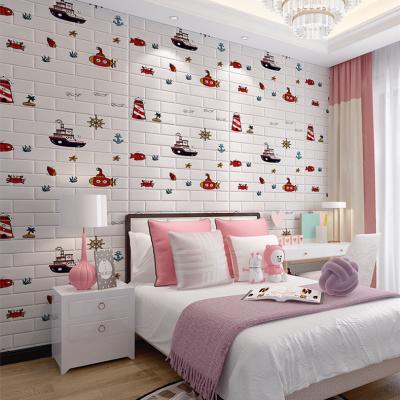 China Waterproof+ECO-Friendly+Easy Install New Design Wallpaper 3D 3D Wallpaper Adhesive Mural Wallpaper for Wholesales for sale