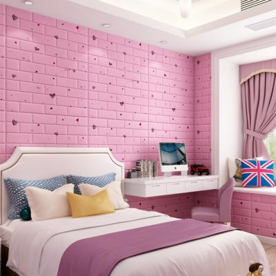 China Waterproof+ECO-Friendly+Easy Install High Quality Diy Antique Brick Wallpaper Wall Sticker Cartoon Wallpaper With CE Certificate for sale