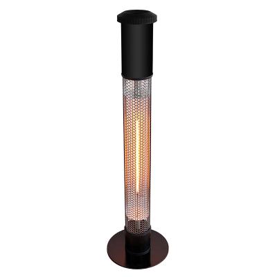 China Amazon Sales Factory Price Factory Price Freestanding Electric Heater Gold Tube Freestanding Electric Quiet Infrared Patio Stored Heater Outdoor Heaters for sale