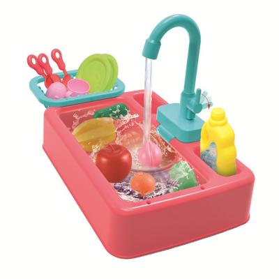 China High Quality Plastic Safety Plastic Toys for Children Kids Dishwasher Set Kitchen Toys for sale