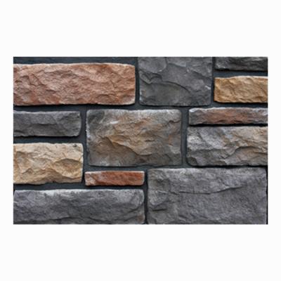 China GB-M07 Light-weighting Dark Limestone Artificial Cultural Wall Cover for sale