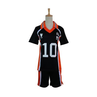 China OEM Haikyuu Sportswear Karasuno High School Volleyball Club Hinata Shyouyou Sportswear Singlets QUICK DRY Uniform for sale