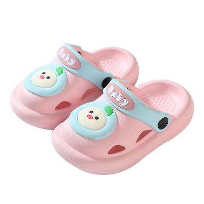 China Outdoor Slippers Kids Slippers For Beach Swimming Slippers Flip Flops Baby Indoor Slippers Summer Toddler Boys Girls Cartoon Shoes For Kids for sale