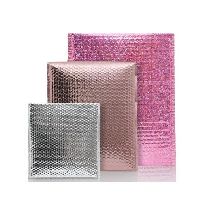 China Holographic Padded Envelope Pocket Envelope Gold Bubble Mailing Envelope Mailing Peel And Seal Logo for sale