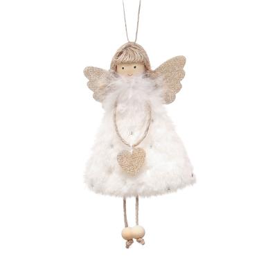 China 2021 Holiday Xmas Ornament Christmas Deco Christmas Angels Figures Dolls Decoration Busy Person Pendant Toys for sale