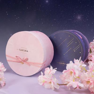 China Sakura Fragrance Chocolate Jewelry Flower Recyclable Luxury Wedding Gift Box Bespoke Small Box Gift Box For Candle Gift for sale