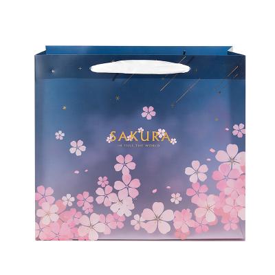 China Recyclable PVC Translucent Luxury Wedding Sakura Plastic Gift Bags for Guests Bridesmaid Drawstring Women and Sandal Set Ziplock Bubble for sale