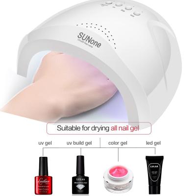 China Wholesale Mini Sunone Gel Lampara Sterlizer Gel LED Nail Lamp Fast Curing UV Light 48w Led Dryer New Style Auto Polish Sensor Color UV Lamp for sale