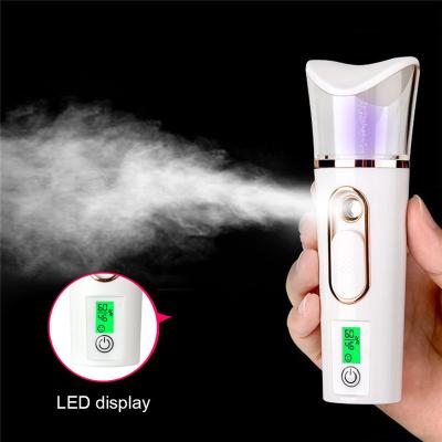 China Portable Nano Mist Spray Mister Black Hair Nano Spray Gun for sale