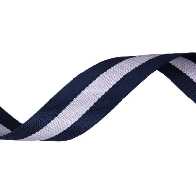 China Viable Imitation Nylon Webbing Twill/White Webbing Blue Ribbon 1.5 Inch In Stock for sale