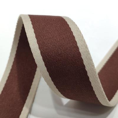 China Other High Quality Soft Twill Pattern Polyester Webbing Bag Strap 1.5 Inch for sale