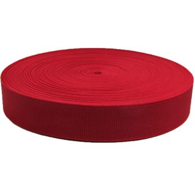 China 20mm Woven Elastic Band Webbing Elastic Red Color Tepe for sale