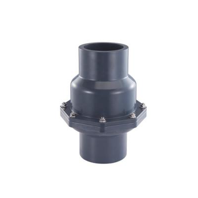 China General China Manufacturer UPVC Check Valve Fin Type For Water Treatment for sale