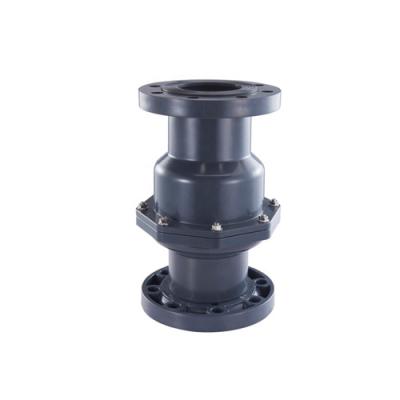 China Source Manufacturer Wholesale UPVC General Flange Check Valve Fin Type For Water Treatment for sale