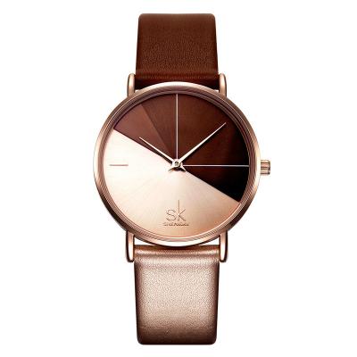 China W1103 2020 SK high quality brand Japan dial color contrast non-specific fashionable quartz women's watch for sale