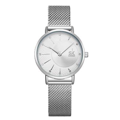 China W1101 non-specific custom high quality mesh band diamond inlaid ultra thin dial dw quartz watch for sale