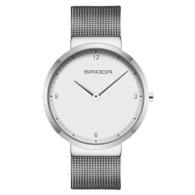 China Non-specific made in the PRC men's stainless steel back Japan movt quartz ultra thin minimalist fashion watch for sale