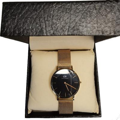 China Modern High Quality Square Pillow PB003 Black Luxury Watch Paper Box Packaging for sale