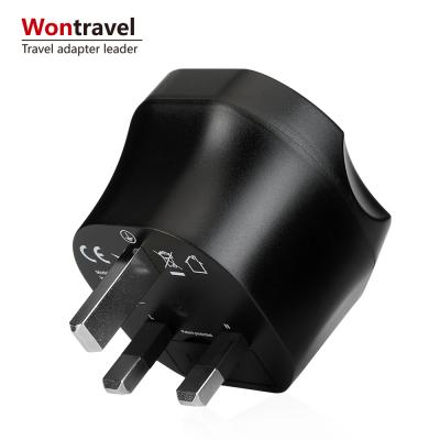 China Single Plug 13A EU To UK Euro To UK 3 Pin Plug Universal AC Adapter Converter European 250V 13A Travel Adapter for sale