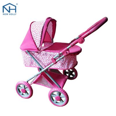 China Wholesale cheap iron tube/PP/Polyester metal baby toy doll collection pram toy doll strollers for sale