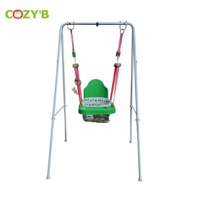 China Ssafety Durable Plastic Plastic Hanging Single Swing Chair Baby Swing With Seats for sale