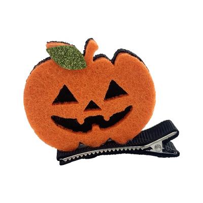 China Fashion Lovely Recyclable Running Ghost Halloween Girls Hairpin Hair Accessories Party Ghost Pumpkin Hairpin for sale