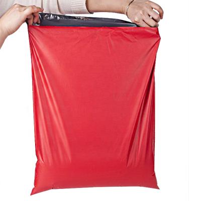 China Factory Wholesale Red Waterproof Express Service Tear-Resistance Courier Express Poly Bags 9*12 Inches for sale