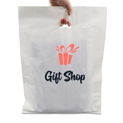 China High Quality Moisture Proof Plastic Die Cut Handle Moisture Proof Hot Sale HDPE Plastic Shopping Bag Carry Bag for sale