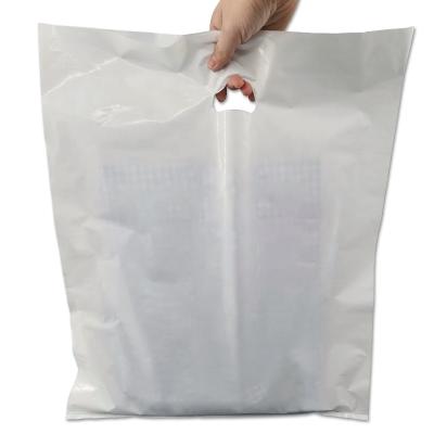 China Moisture Proof Plastic Bag With Handle Die Cut Bag 12