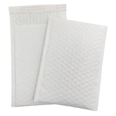 China Strong Adhesive In Express Mailing Bag 15*20+5cm Poly Stock Bubble Envelope Custom White Matte White Mailer Mailer for sale