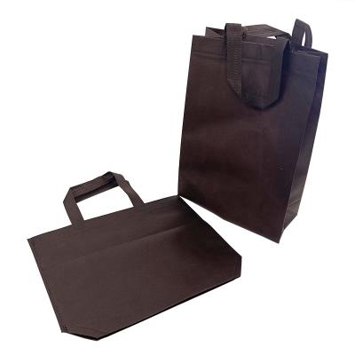 China Recyclable Handled Wholesale Custom Personalized Shopping Bag Brown Non Woven Promotional Reusable Fabric Tote Bags for sale