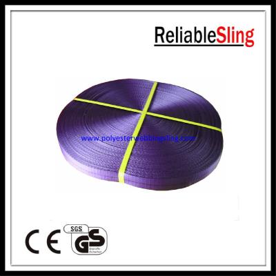 China High Strength Anti - wear 1ton Flat Polyester Webbing for industrial for sale