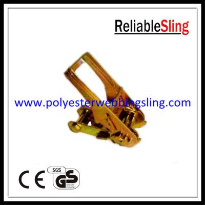 China Lashing tensioner Ratchet tie down strap buckle for Polyester webbing for sale