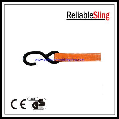 China Heavy Duty S Hook for Lashing Ratchet Tie Down Webbing Strap for sale