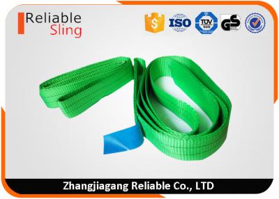 China One Way Round Endless Lifting Slings Wear Resistant 100% Polyester Material for sale