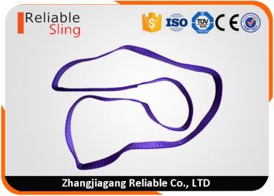 China Polyester Flat Color Code Endless Webbing Sling Synthetic One Way Sling for sale