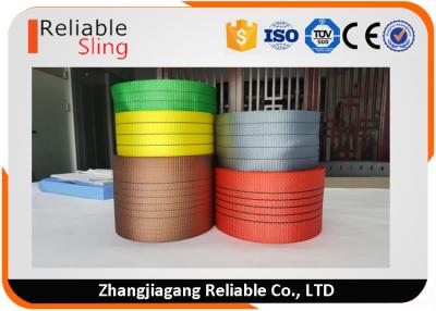 China Lightweight Synthetic Polyester Lifting Webbing Wear Resistant Sling Webbing Tape for sale