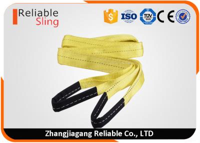 China WSTDA Standard 2 Ply Polyester Webbing Sling Light Weight Eye Slings for sale